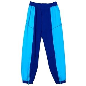 Body & Sol Blue Colorblock Jogger Pants Athleisure Size Medium